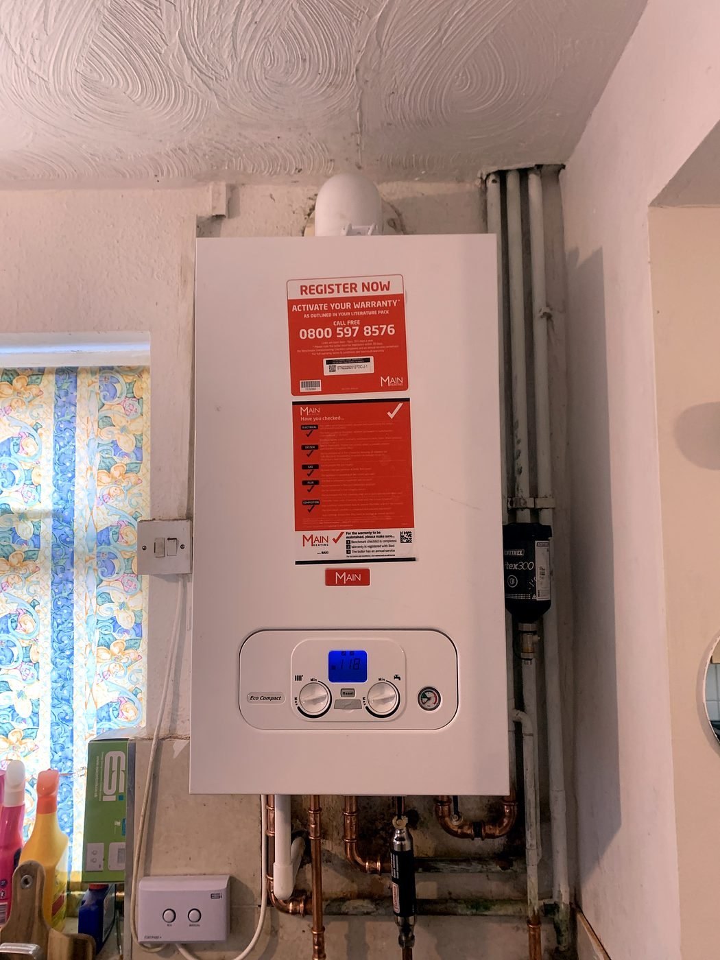 Main Eco Compact with inline filter on the return